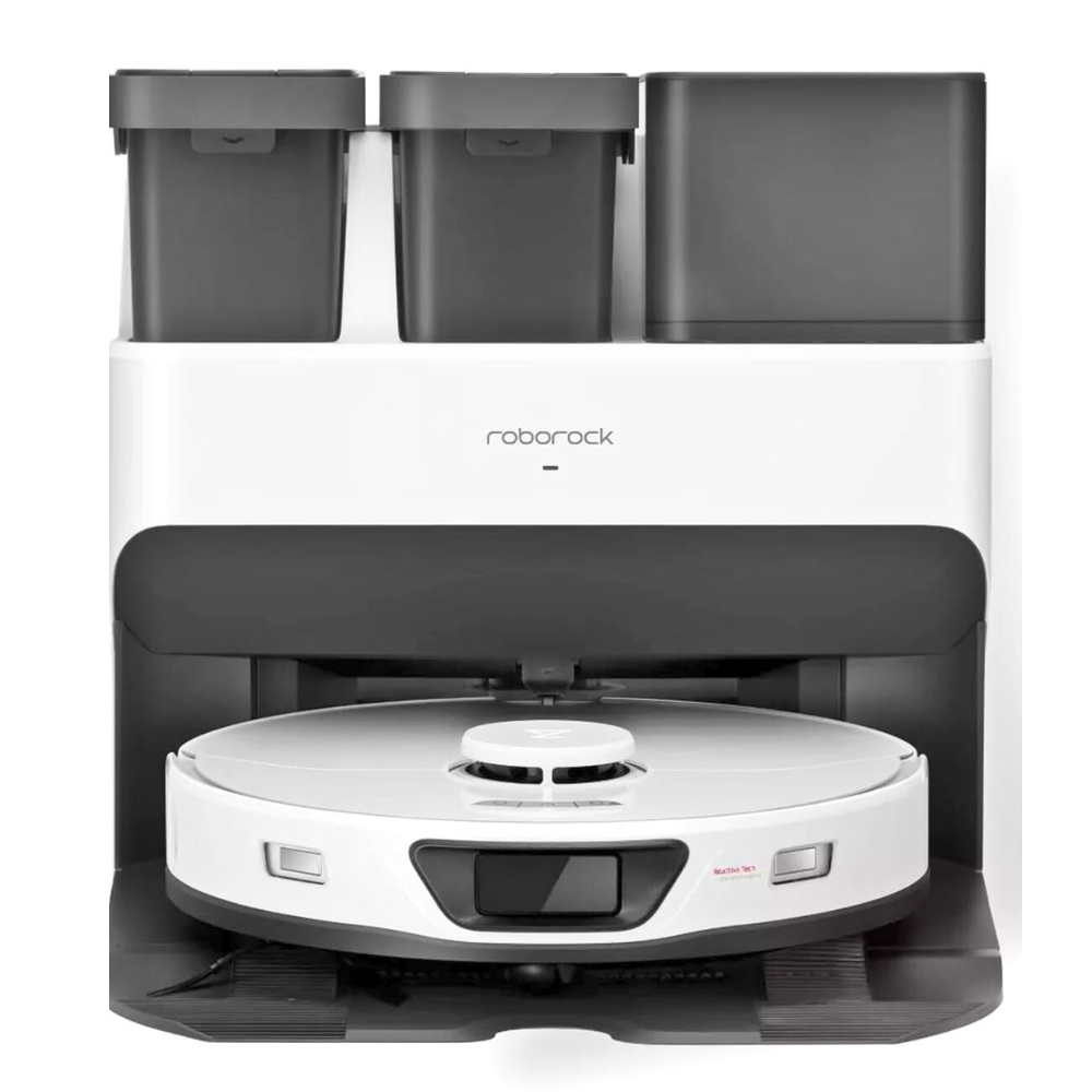 Aspirateur Robot Connecté avec Station Intelligente Tout-en-Un 5500Pa