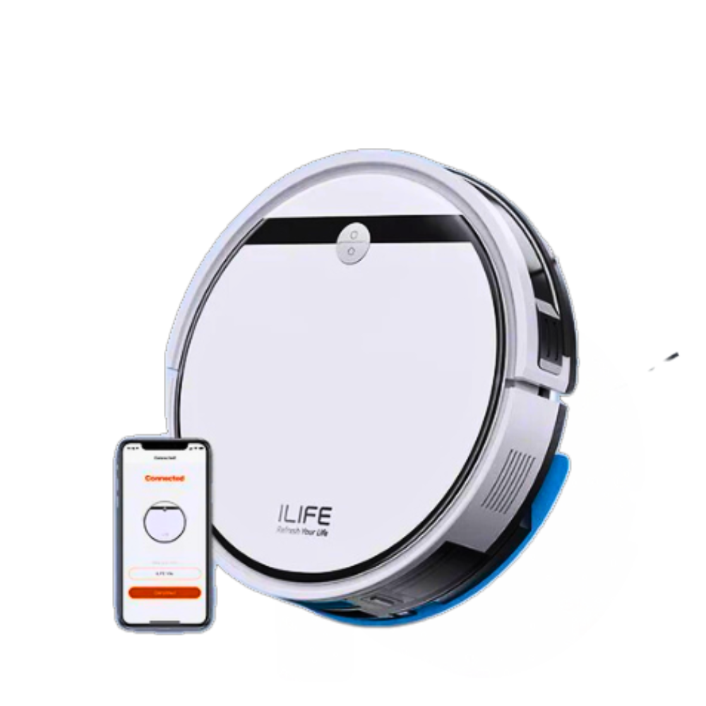 Aspirateur Robot Poils Animaux Silencieux Compatible Alexa 3000Pa