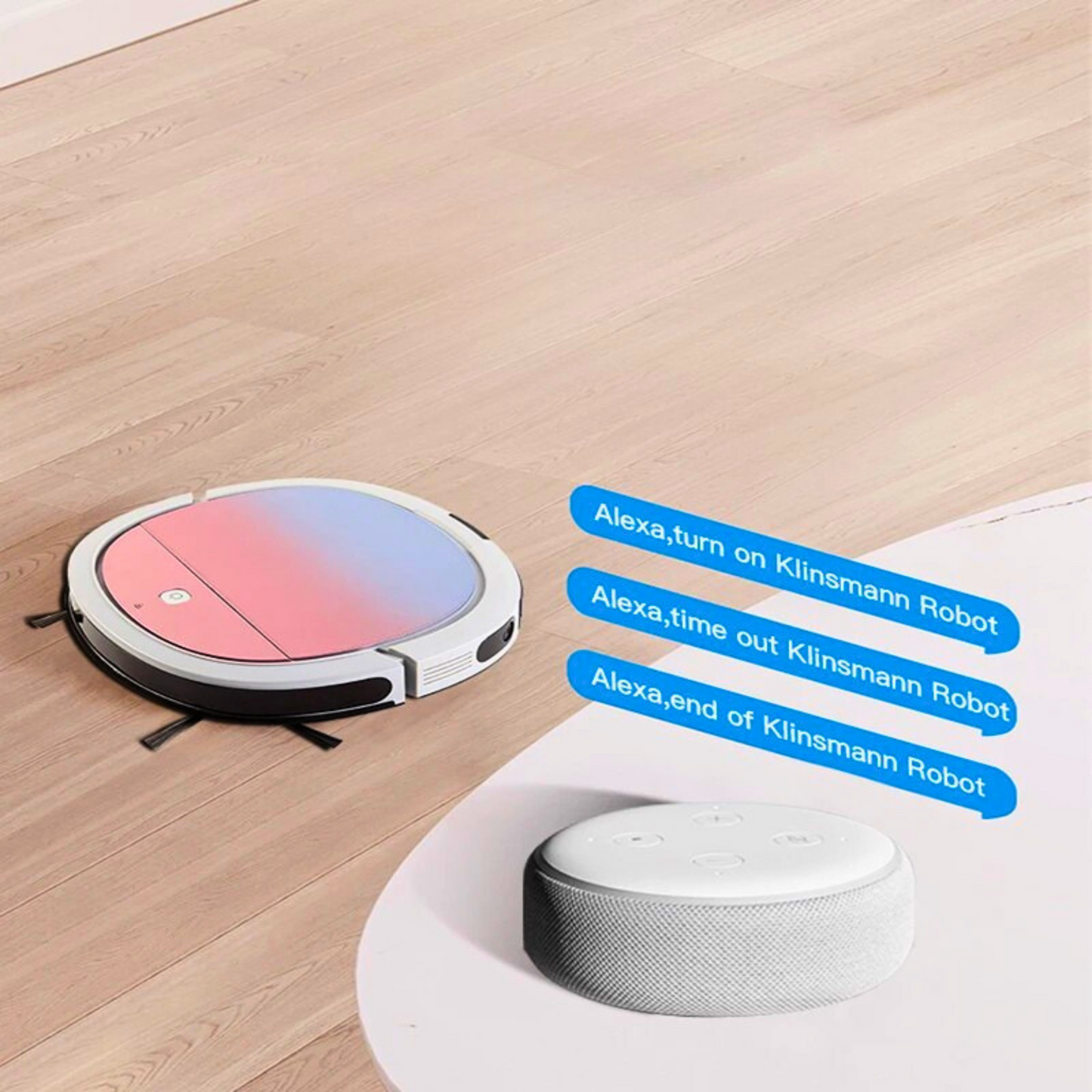 Aspirateur Robot Connecté avec Station Intelligente et Contrôle Wi-Fi