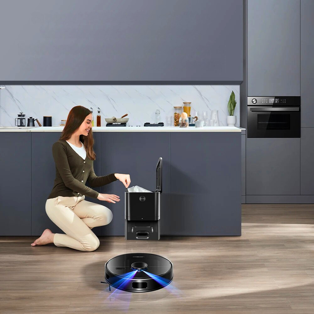 Aspirateur Robot Laveur avec Station Automatique et Nettoyage à Sec
