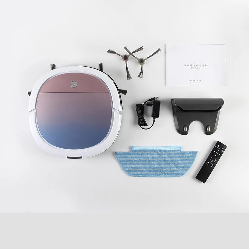 Aspirateur Robot Connecté avec Station Intelligente et Contrôle Wi-Fi